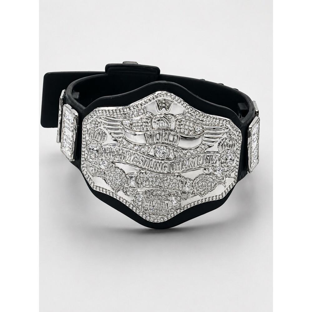 WWE World Heavyweight Championship Action Figure Belt Wrestling Jakks Pacific